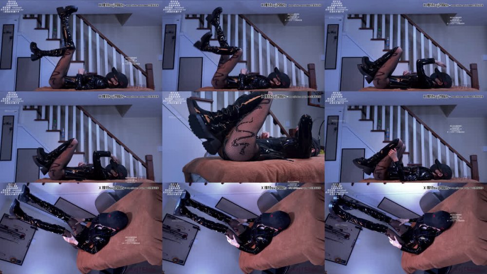 ✨12月最新推特黃網藝術大師唯美與性愛博主，超級美腿淫娃「798ds」黑皮漁網，站起來猛蹬