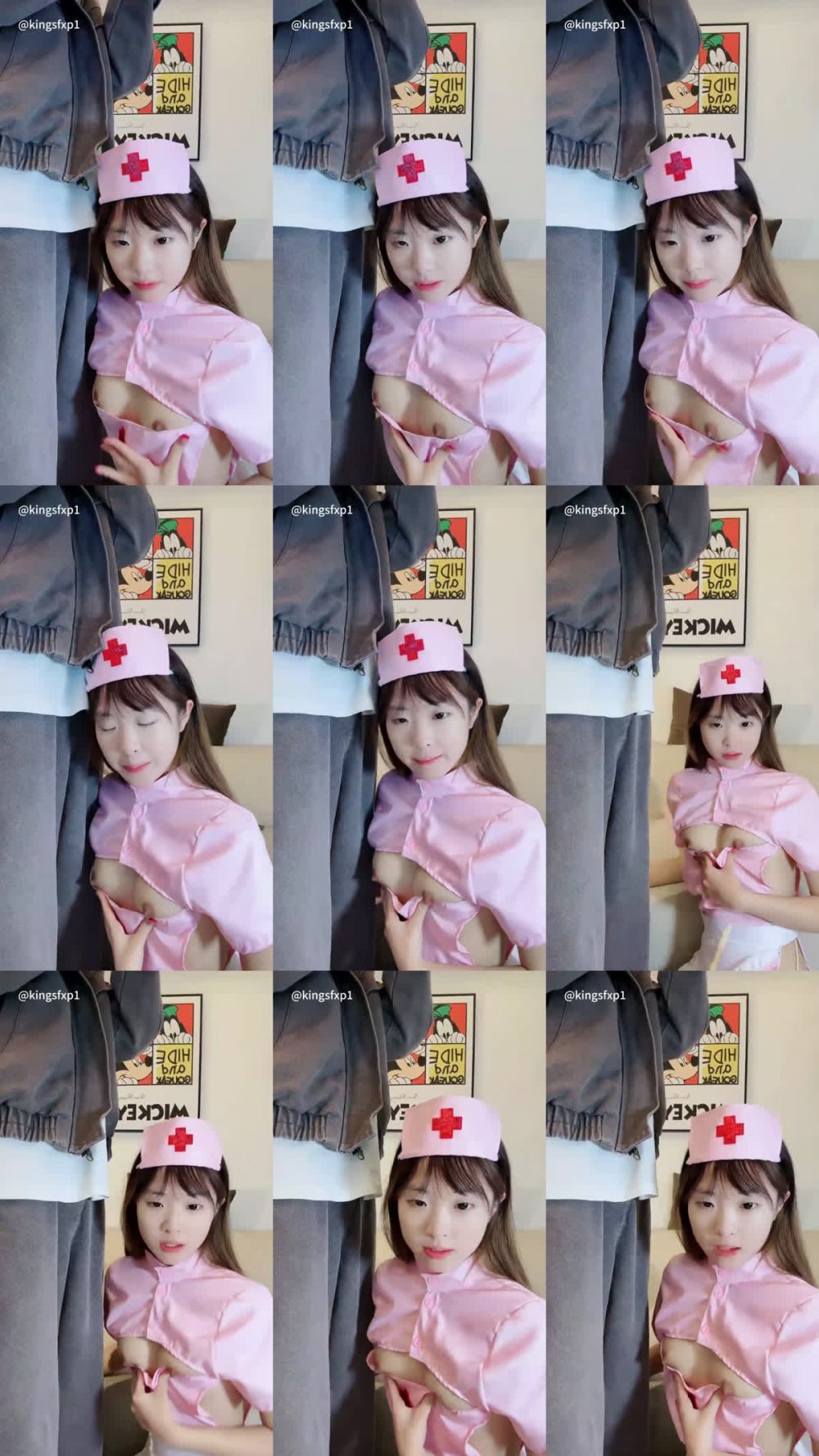 【初夏柚子】甜美校花 白皙酥胸 美腿絲襪 學生制服 極品護士裝 無套啪啪特寫 流白漿 吃雞