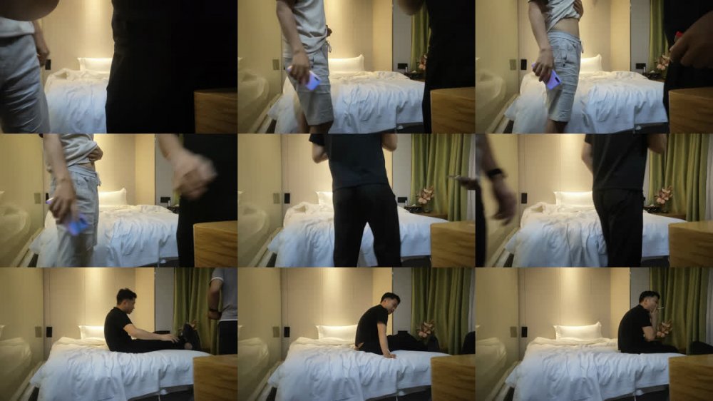 【AI增強】20220524_[原版]熟女探花_三男一女激情，連體黑絲騷女，大場面精彩刺激