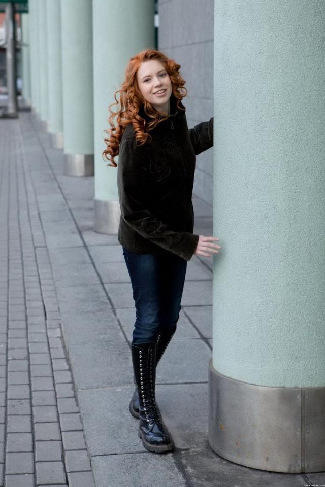 熱毛茸茸的貓紅發小妞[23P]