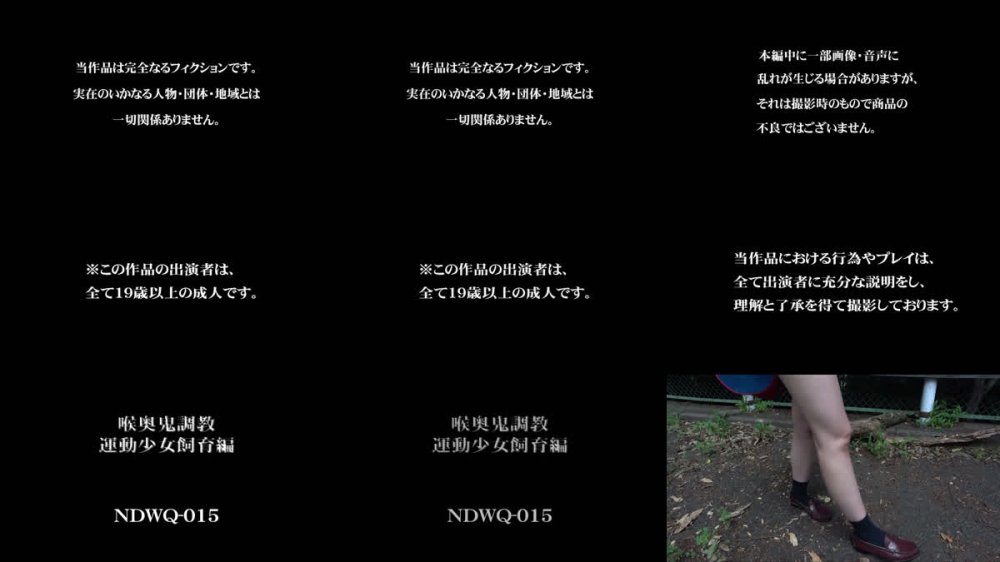 +++ [FHD] NDWQ-015 喉奥鬼調教 運動少女飼育編 伊奈ひかり