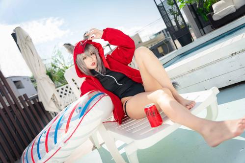 [Cosplay] 切切celia 明日方舟 红 [28P1V-367MB]