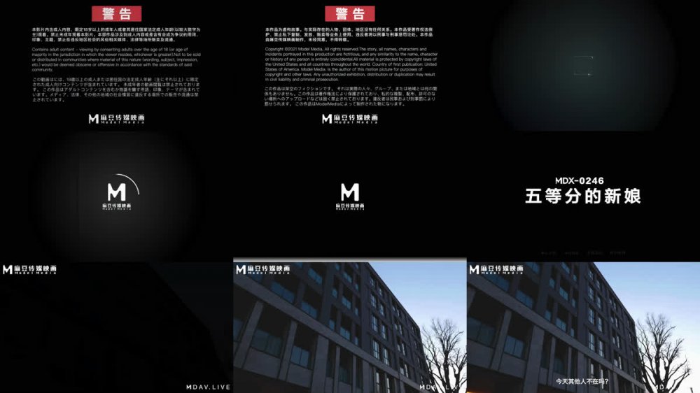 【AI增強】麻豆傳媒MDX-0246五等分的新娘/楚夢舒