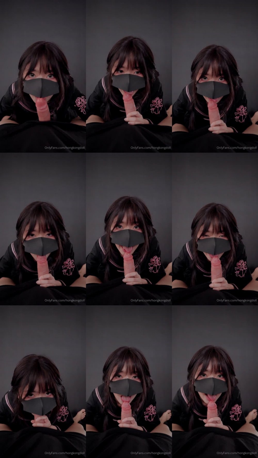 ⚫️ 知名老牌網紅【HongKongdoll玩偶姐姐】會員私信短片完整版，極品嫩穴口交性愛自慰