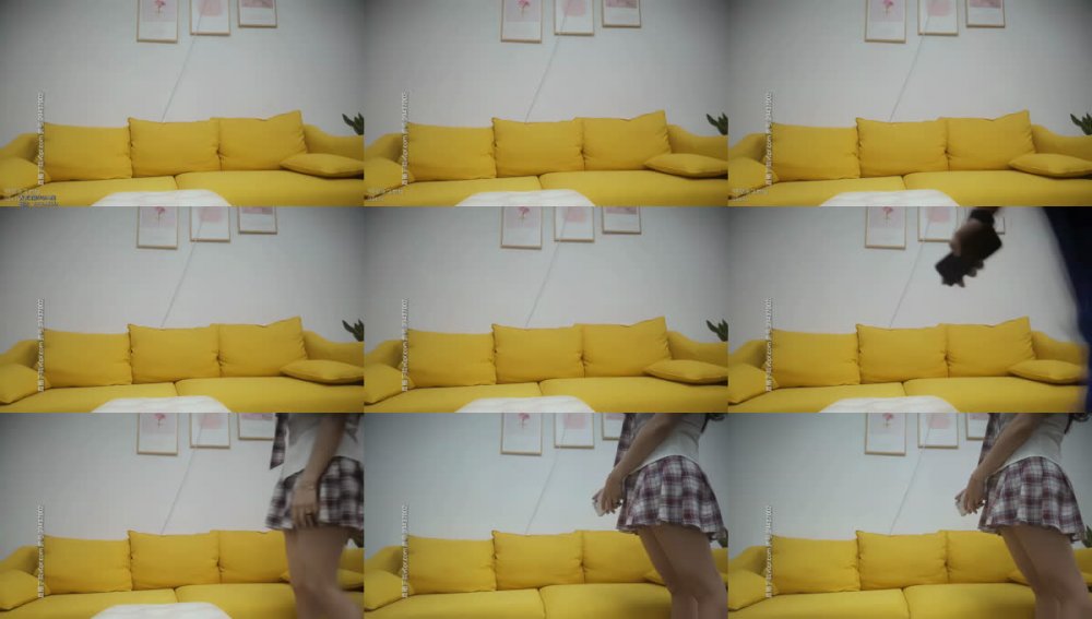 【AI增強】2020-07-28【千人斬探花】JK裙可愛萌妹子，超近距離特寫口交掰穴沙發上操