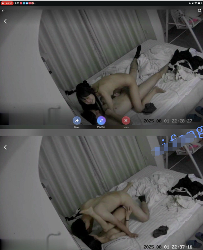 2025.8-9月【天眼酒店】偷拍各種極品高顏值美女9個台17部合集