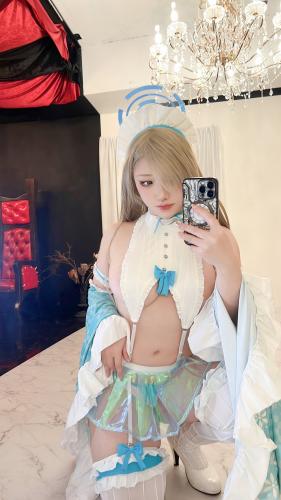 [Cosplay][Shooting Star’s] Saku サク – Side-boobed Sexy Maid Asuna 横乳えちえちメイドアスナ