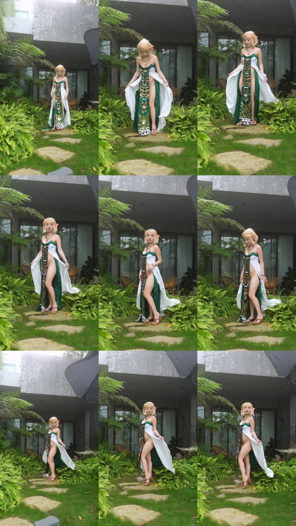 ⚫️ 極品童顏巨乳百變福利姬【yuumeilyn虞梅】最新作品，塞爾達公主，玉體誘惑，性愛內射