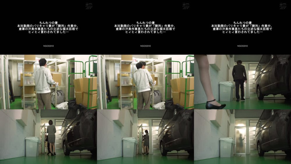 +++ [FHD] NGOD-310 ちんれつの妻 本社勤務のバリキャリ妻が「陳列」作業中、倉庫の汗臭作業員たちの立派な極太巨根でヒィヒィ言わされてました… 那賀崎ゆきね