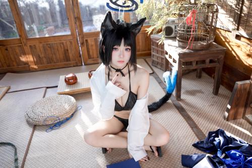 [Cosplay] 九柒喵 桔梗衬衫 [10P-124MB]