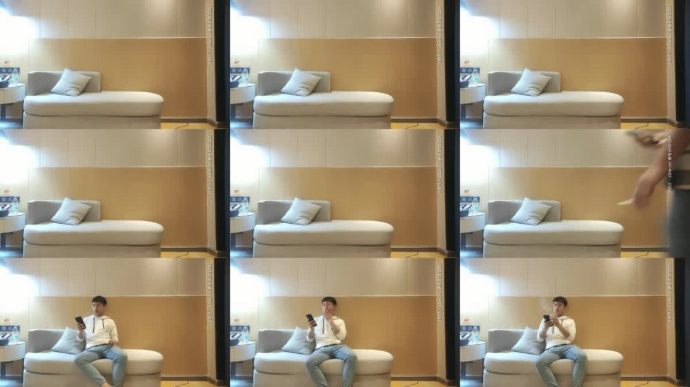 【AI增強】20210125_[原版]一屌探花_深夜黑衣破洞牛仔褲兼職妹，一起洗完澡，換上情趣制服調情啪