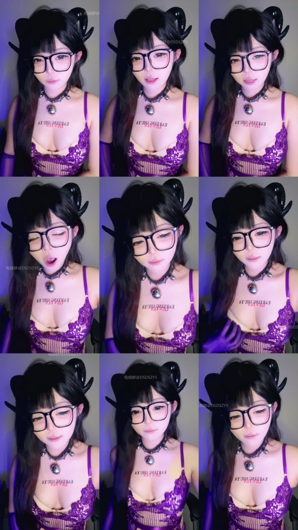 ♦️ 七彩主播【1663758554_魅魔的夜晚】直播錄播暗黑系妹子5（5V）