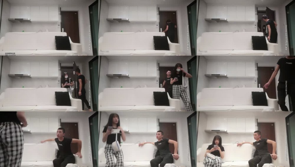 【AI增強】2020-06-19【千人斬星選】約了個黑衣服萌妹子TP啪啪，倒立口交沙發上操騎乘抱起來乾