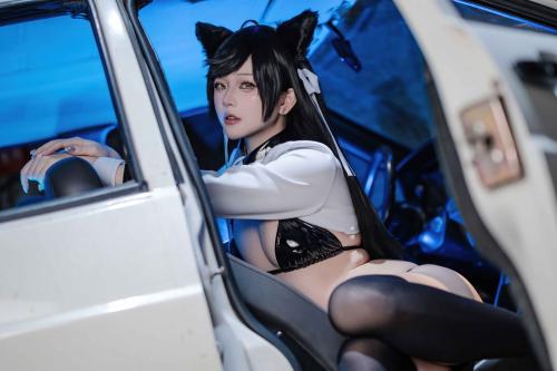 [Cosplay] 屿鱼 碧蓝航线 爱宕赛车服 [114P-1.42GB]