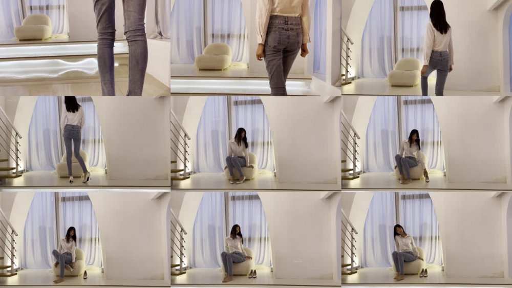 ⚫️ 強烈推薦！ 清純嫩模【西瓜少女】大尺度高清視圖，JK制服牛仔開襠雙道具銷魂自慰誘惑