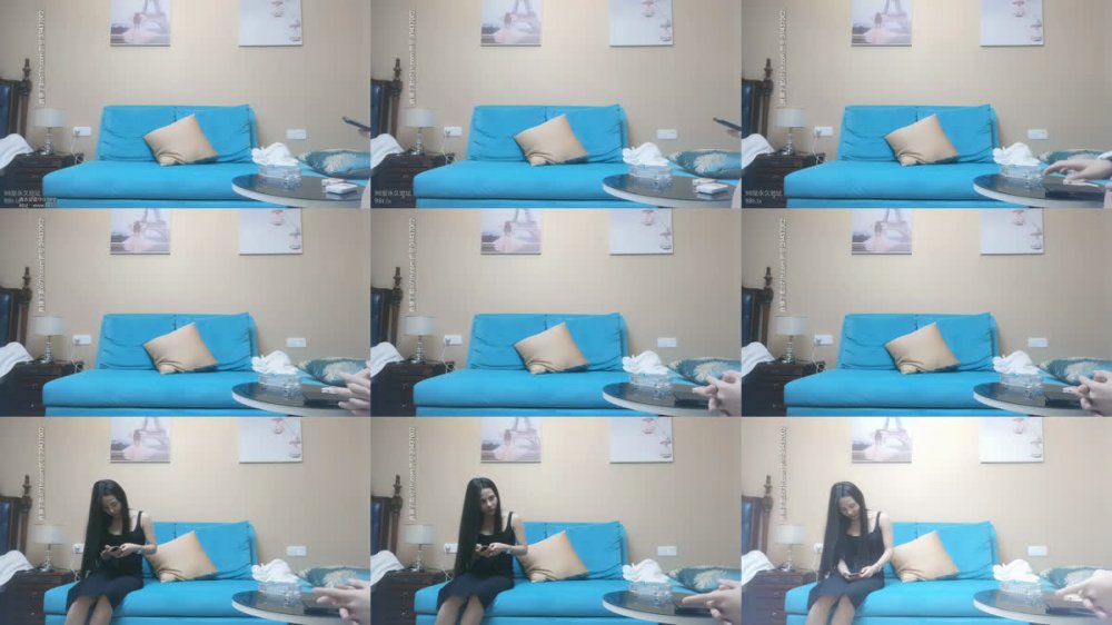 【AI增強】2020-08-29【千人斬星選】約了個高顏值黑色長裙妹子，舌吻互摸深喉口交