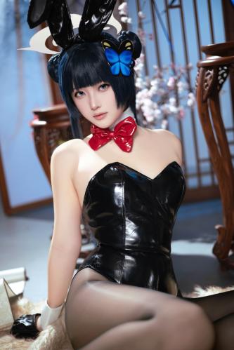 [Cosplay] 屿鱼 蔚蓝档案 龙华妃咲 兔女郎 [40P-268MB]