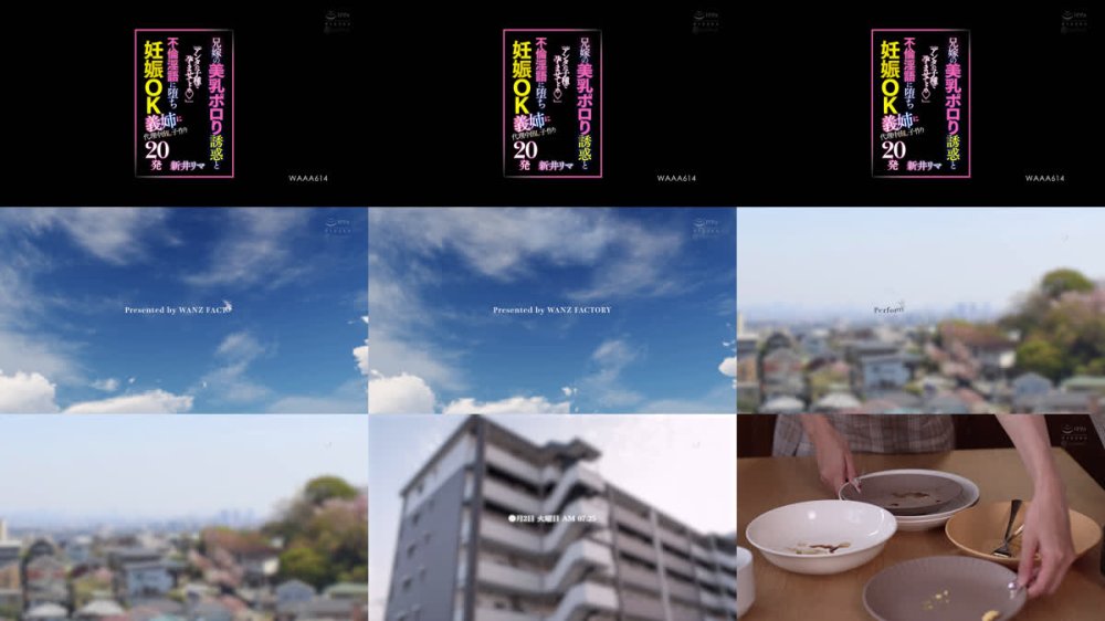 +++ [FHD] WAAA-614 「アンタの子種で孕ませてよ」 兄嫁の美乳ポロり誘惑と不倫淫語に堕ち妊娠OK義姉に代理中出し子作り20発 新井リマ