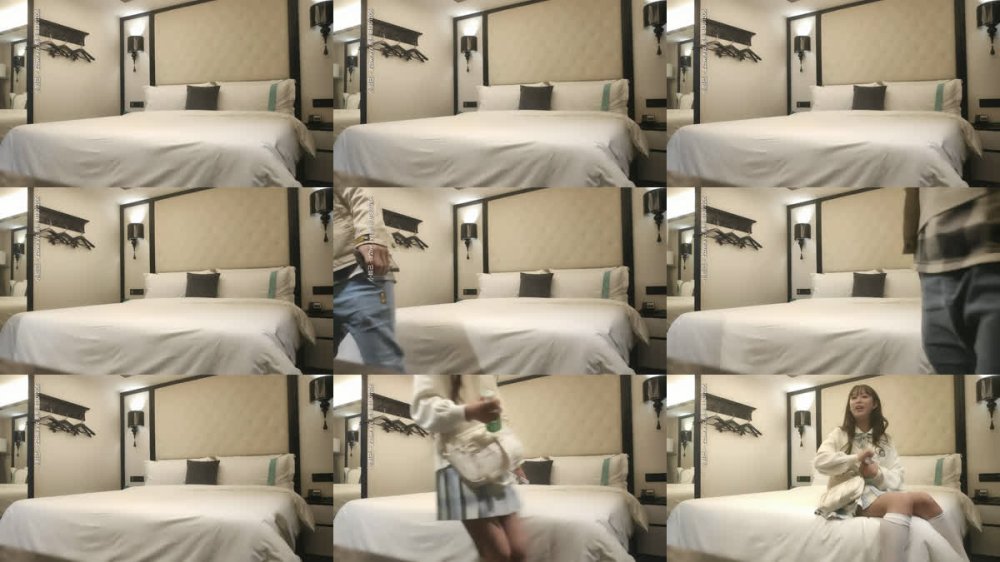 【AI增強】20210131_[原版]一屌探花_網約JK短裙小蘿莉啪啪，特寫鏡頭揉B，架起雙腿床邊開操