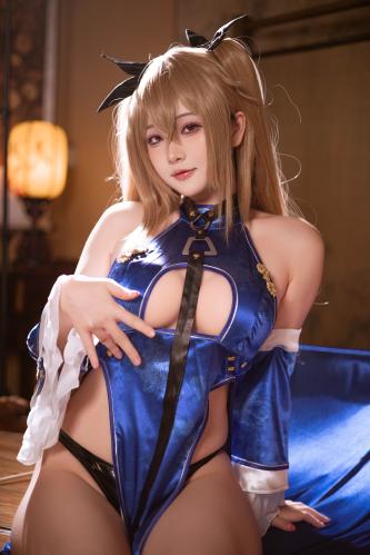 [Cosplay] 屿鱼 安克雷奇旗袍 [41P-316MB]