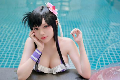 [Cosplay] ZinieQ – Tifa Swimsuit (FF VII)