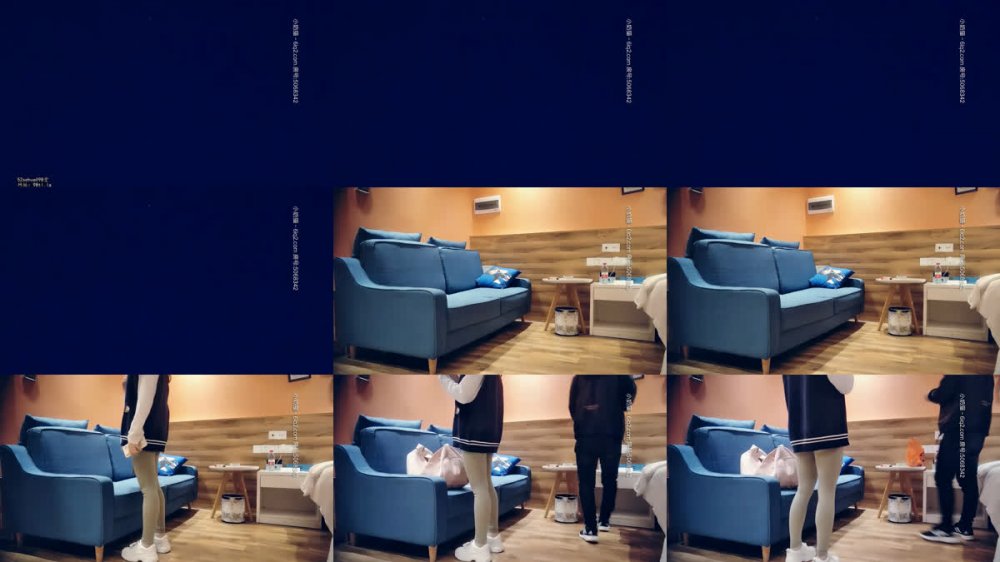 【AI增強】20201022_[原版]七天探花_第二場緊身褲愛笑小姐姐，近距離張開雙腿掰穴玩弄後入抽插