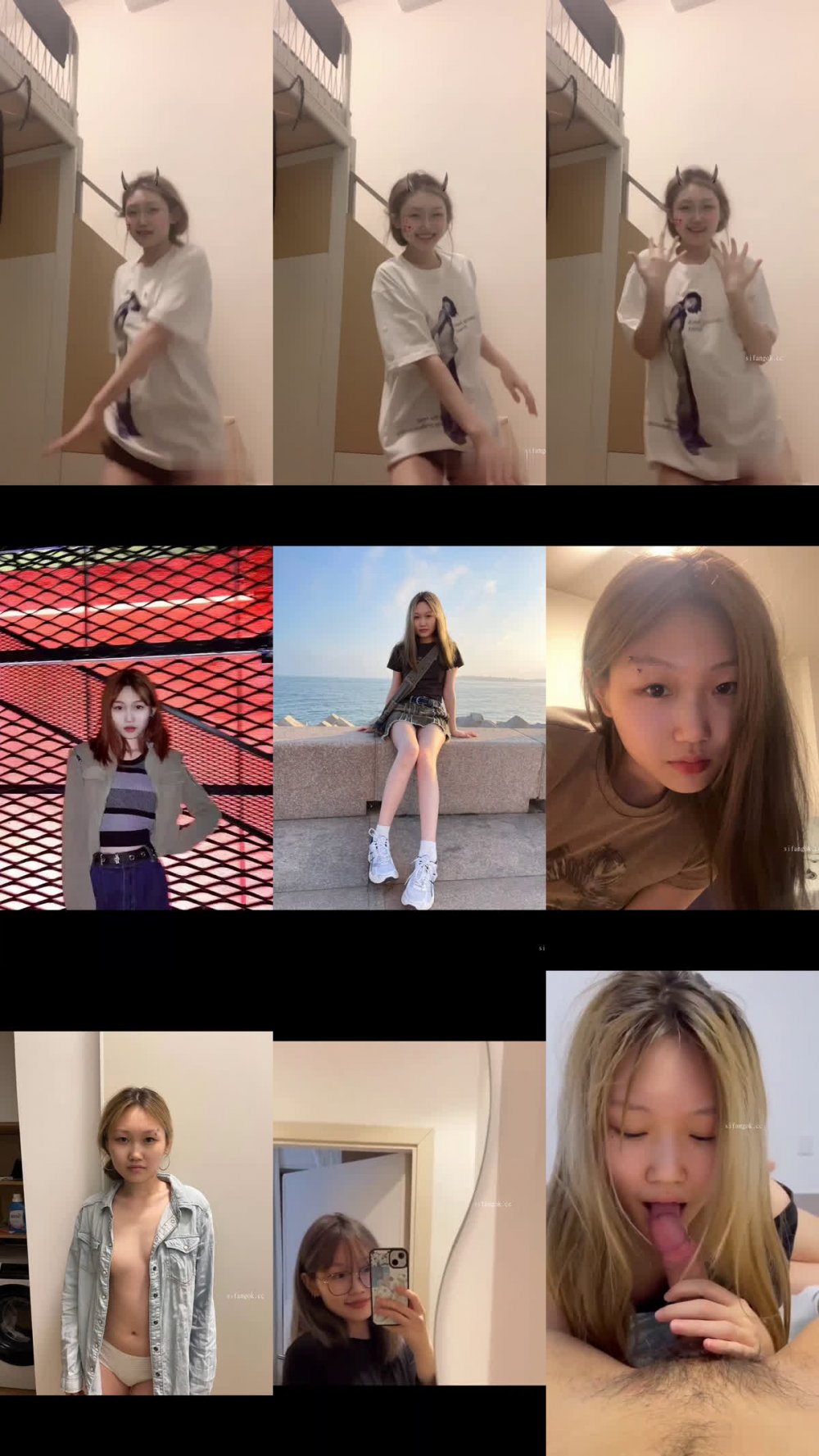 ⚫️ 雲盤高質露臉洩密！ 金髮眉釘潮妹表裡不一，私下極度小母狗，啪啪調教制服足交顏射，玩的花花