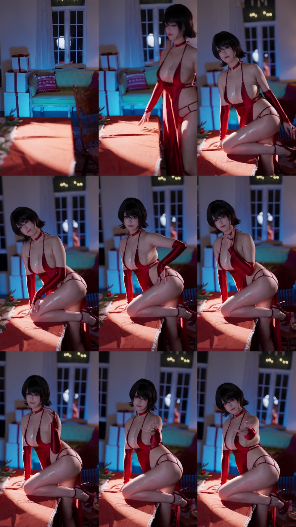 [Cosplay] 蜜汁猫裘 红苹果 [112P1V-5.2GB]