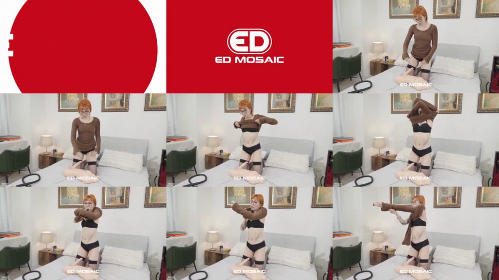 【AI增強】EdMosaicEDEA-562滴蠟調教用假屌自慰後攝影師忍不住帶去陽台做愛！ 叫得比救護車還大聲