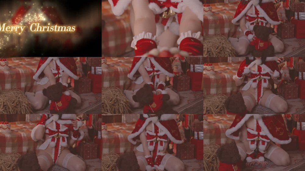 [Cosplay] Natsuko夏夏子 圣诞雪精灵 [48P1V-590MB]