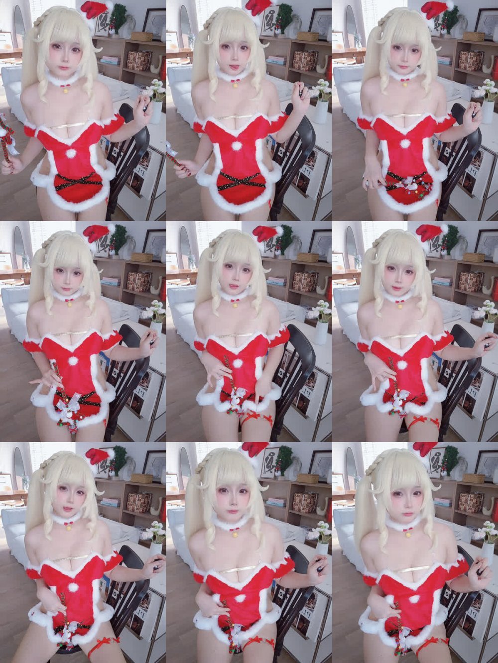 [Cosplay] 日奈娇 圣诞日 [252P5V-1.51GB]