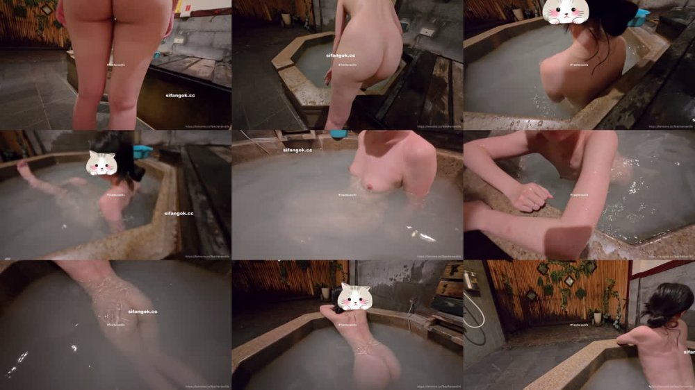 ⚫️ 極品性癮小夫妻【溫妮的爸媽】最新付費福利，溫泉露出挑戰，野外遙控，啪啪不給精液就搗蛋