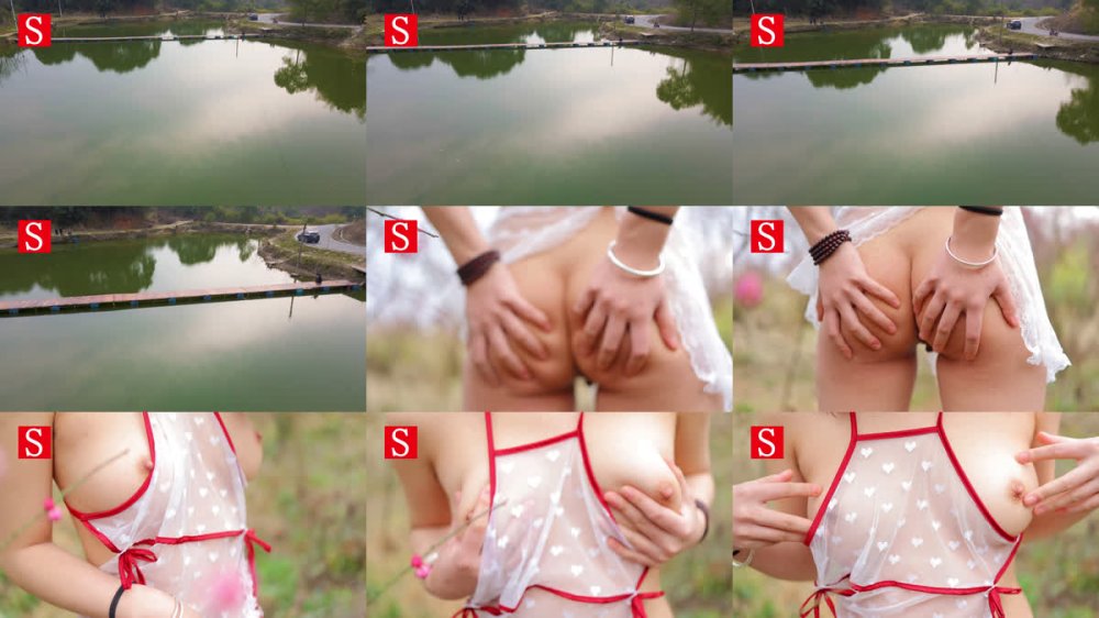 +++ XB-1551 頂級模特戶外大膽露出野外幫剃毛