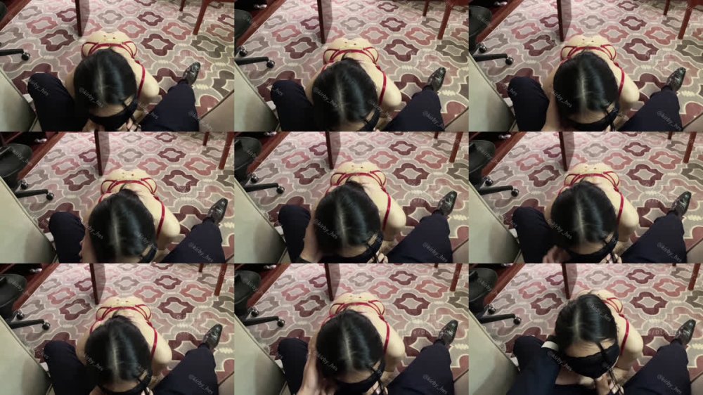 +++ XB-1586 西裝革履玩操騷母狗極度視覺反差