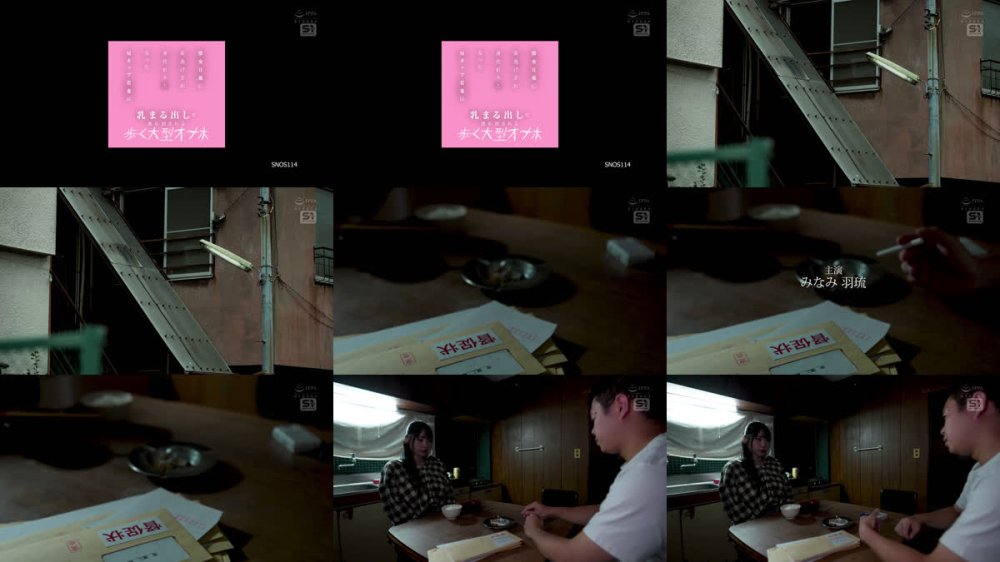 +++ [FHD] SNOS-114 借金旦那に夜逃げされ身代わりとなったMカップ若妻は乳まる出しで連れ回される歩く大型オナホ みなみ羽琉