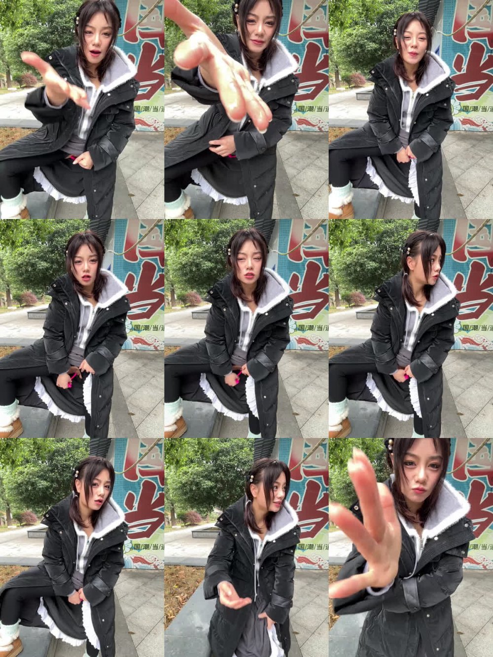 ⚫️ 大膽禦姐，反差騷母狗【Asia-GoodLuck】戶外極限露出，開襠褲內塞跳蛋繼續景區自慰噴水