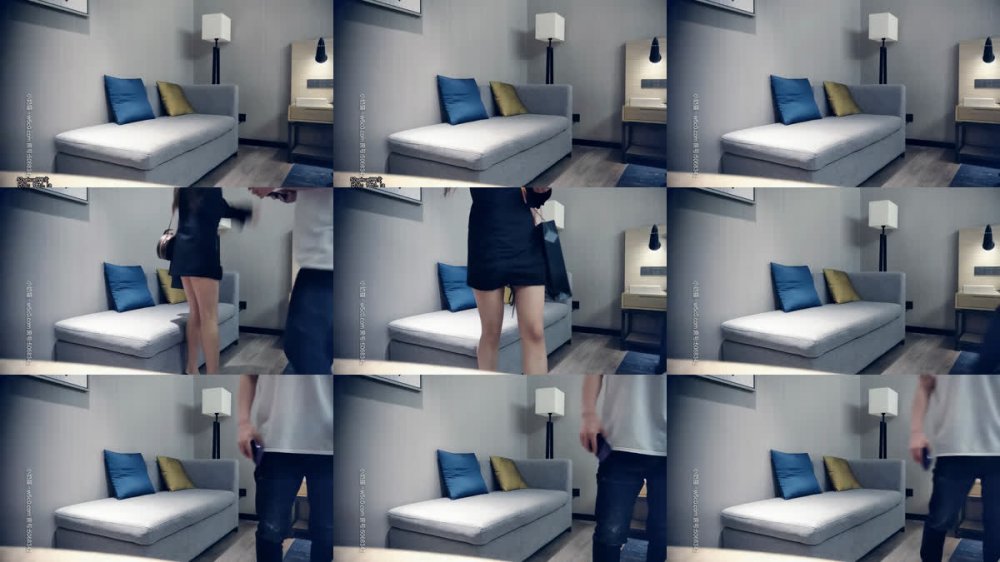 【AI增強】20201101_[原版]七天探花_深夜場性感時尚靚妹，換上空姐制服，沙發上位騎坐後入猛操