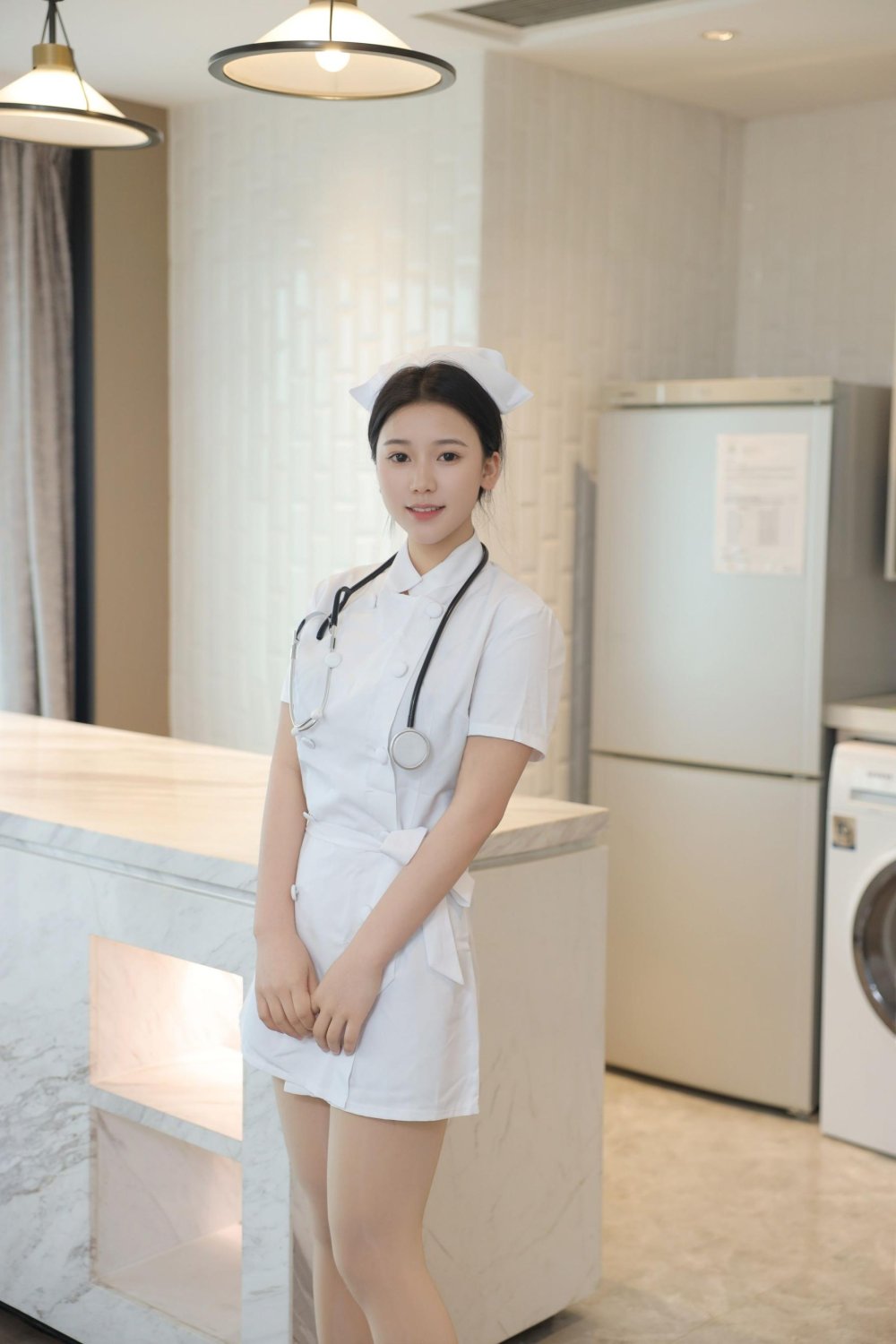 秀人網之林嘉馨性感護士服[77P]