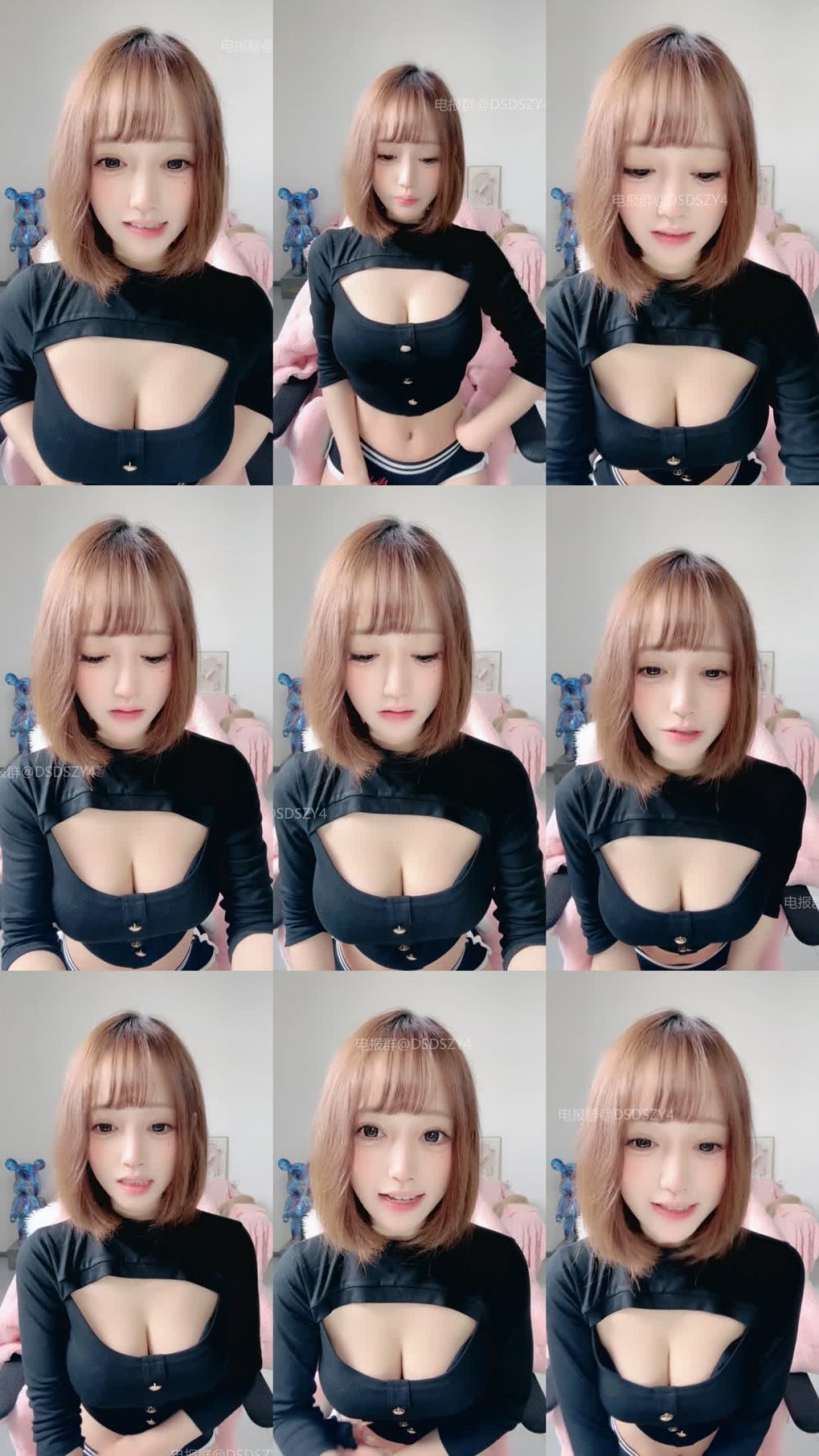 ♦️ 短髮極品【性感小兔】直播錄播短髮神顏極品身材瘋狂裸舞自慰噴水3（10V）