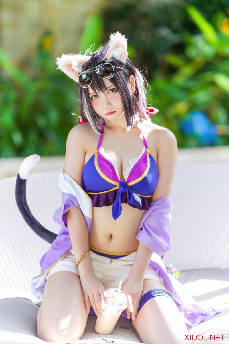 [Cosplay] 是一只熊仔吗 公主连结 凯露夏日 [19P-40MB]