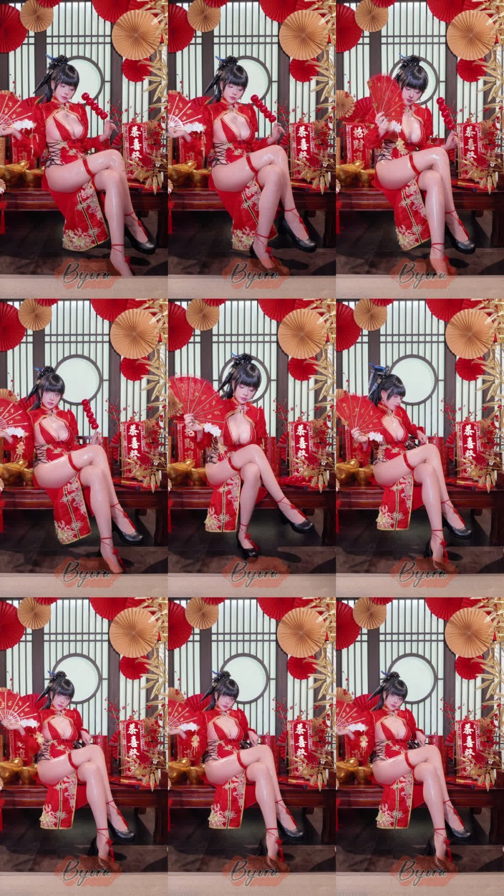 [Cosplay] Byoru Eve New Year Qipao [62P19V-2.46GB]