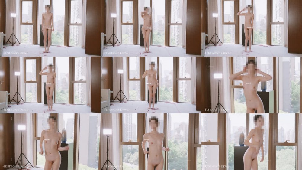 2026年3月最新，【FENDSON作品】，付費解鎖，陽光與美少女 全裸人體 韓舞裸舞三首，明媚的天氣下