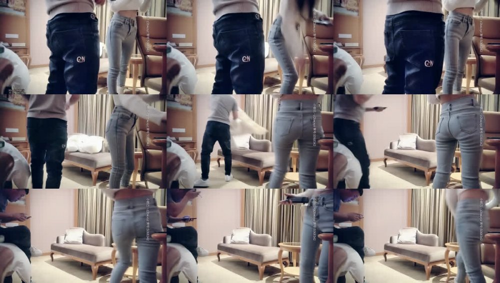 【AI增強】20210118_[原版]七天探花_白衣牛仔褲週邊美女，特寫張開腿舔B，側入後入