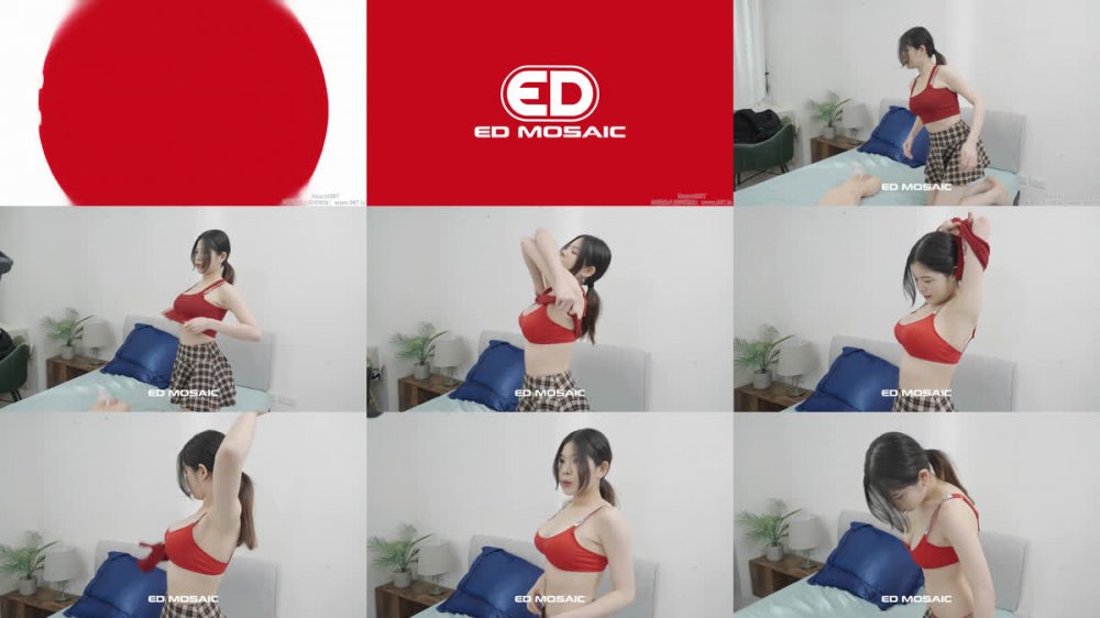 【AI增強】EDMosaicEDEA-573白皙美尻的小蘋果被大屌瘋狂撞擊！ 用假屌自慰給男生們看