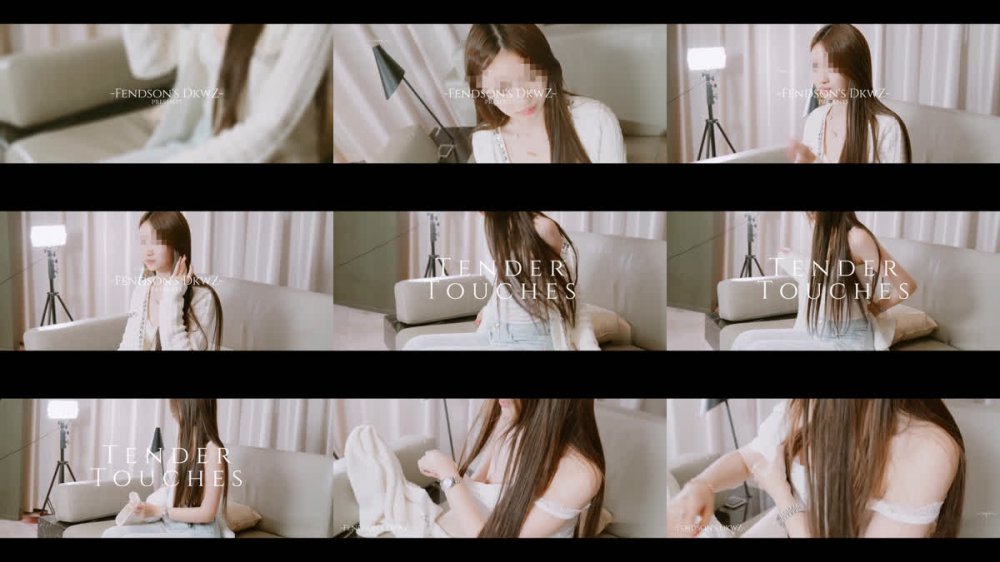 ⚫️ 最新FENDSON作品，第十二期Tenter Touchs清純系女主播的吃雞日記，還有黑絲足交