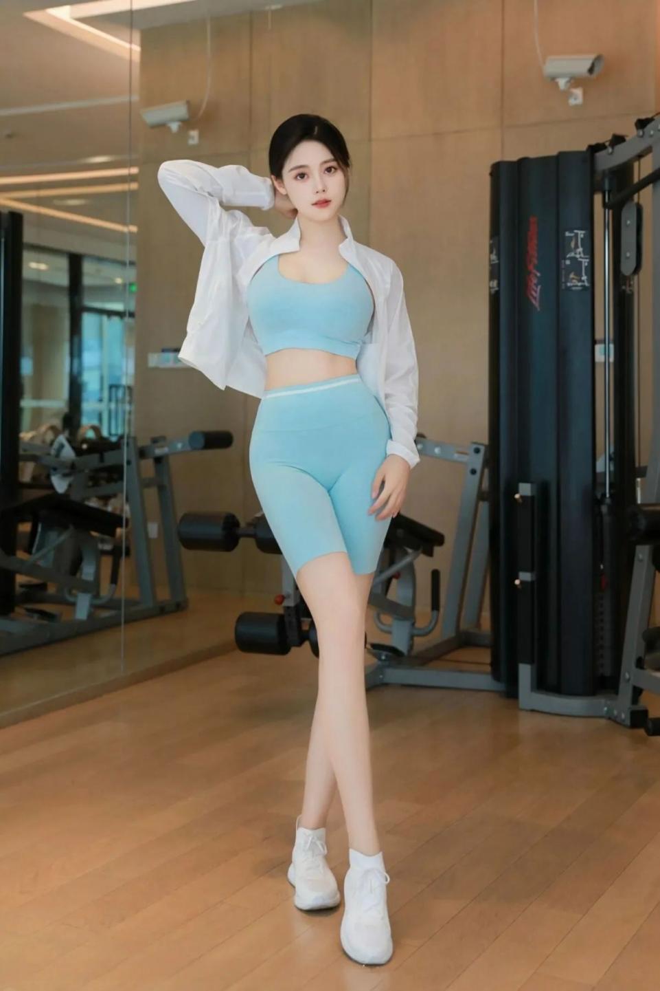 漂亮的瑜伽褲美女[50P]