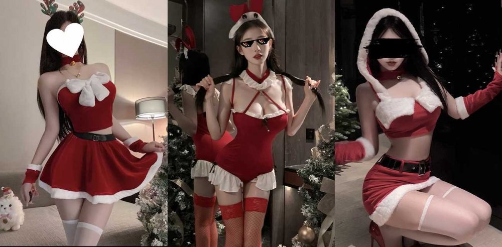 大神【鯊魚硬弟 】❤️約炮反差極品禦姐 聖誕cos無縫絲襪 舔腳吃雞樣樣精通 被玩到噴水失神