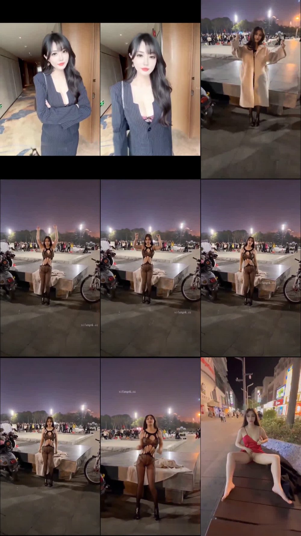 ⚫️ 戶外露出天花板【阿羅拉】最新VIP群福利，不懼走光調戲路人瘋狂露出，露臉野戰騷到沒邊兒了（2V）