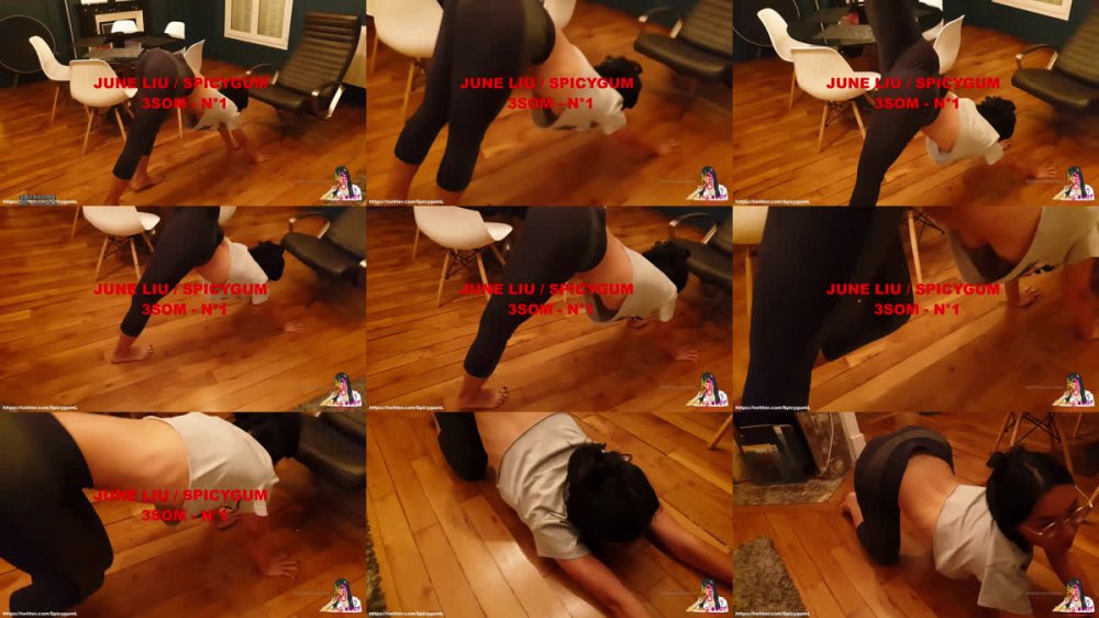 【AI增強】劉玥~做瑜伽當然要我幫忙了各種姿勢