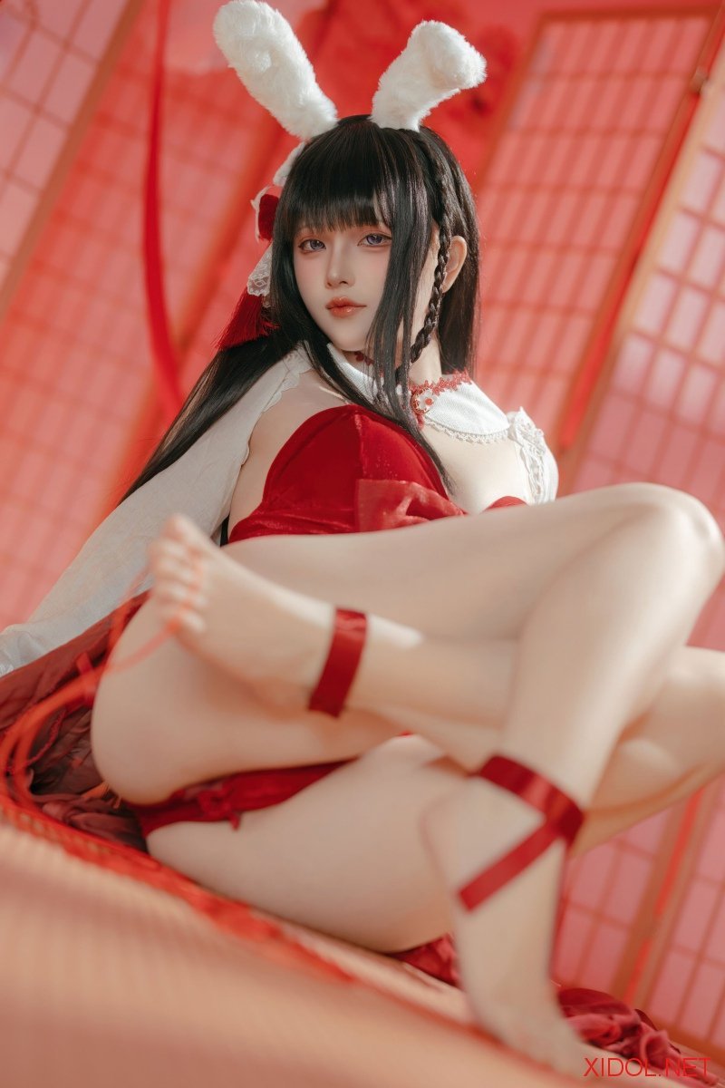 [Cosplay] 屿鱼 碧蓝航线 大山·祈愿的巫女兔 [58P-339MB]